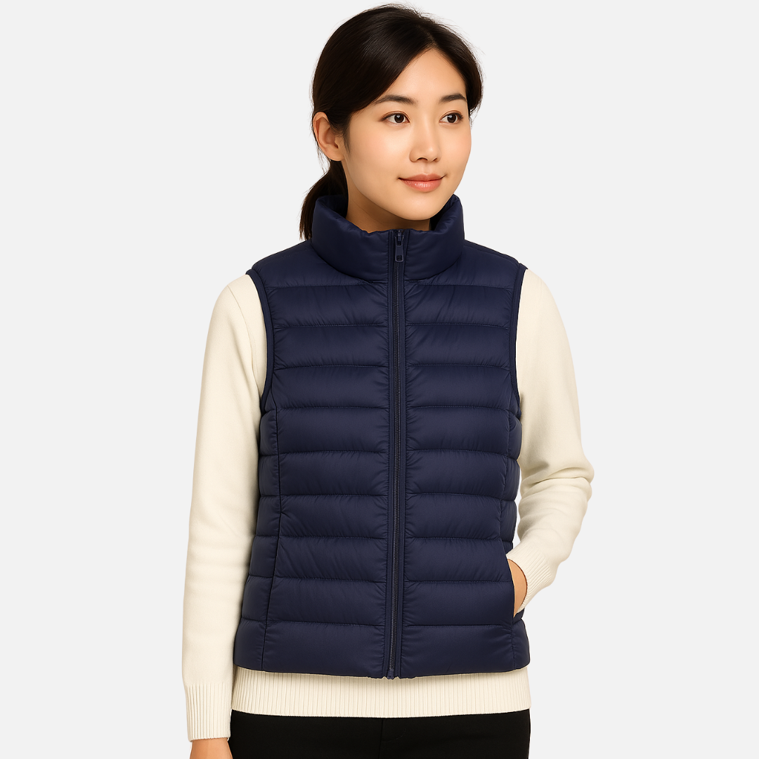 Women’s Lightweight Sleeveless Vest - Casual Bodywarmer