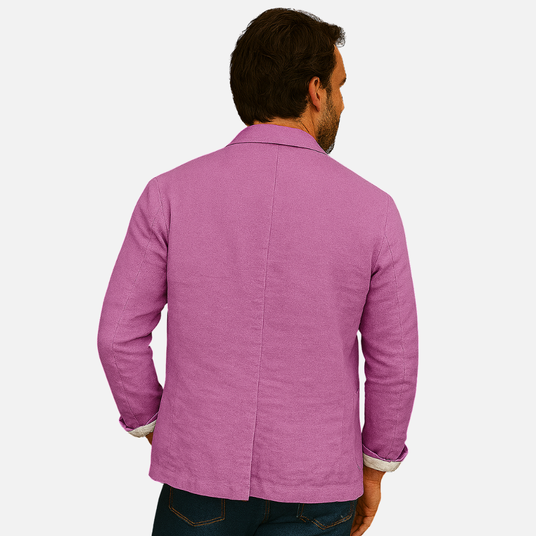 Men’s Casual Linen Blazer - Smart Blazer Jacket