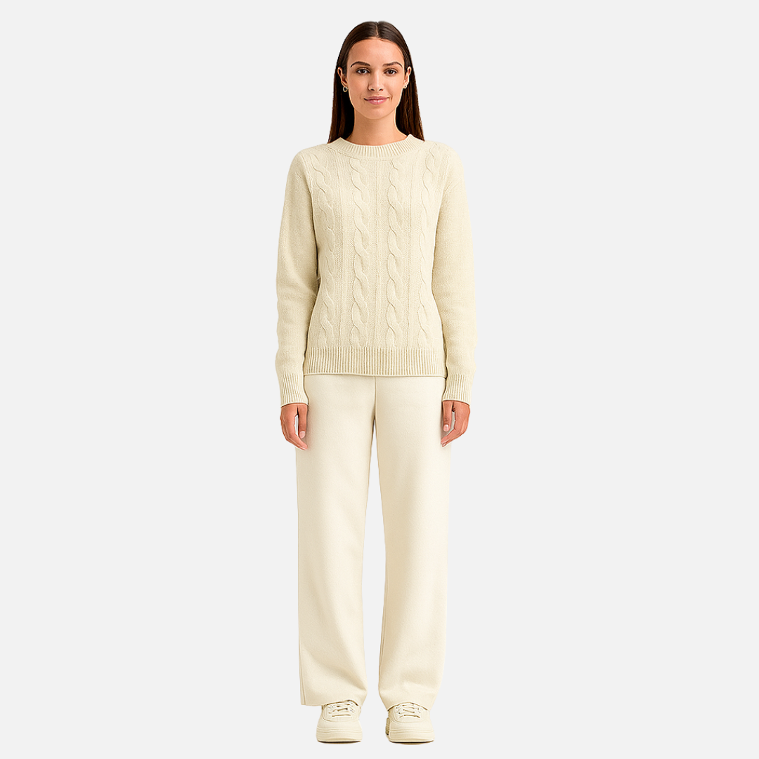 Women's Knitted Sweater - Cozy Pullover