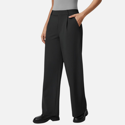 Women's Wide-Leg Trousers - Flaired Trousers