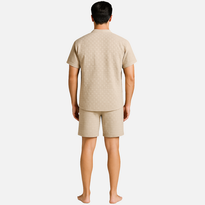 Men’s Short Outfit Set - 2-Piece Loungewear Outfit