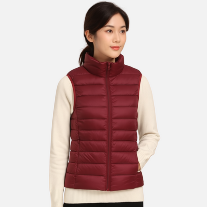 Women’s Lightweight Sleeveless Vest - Casual Bodywarmer