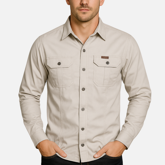 Men's Long Sleeve Shirt – Rugged & Stylish Army Shirt