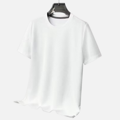 Men's Luxury Waffle Knit T-Shirt - Short Sleeve Shirt