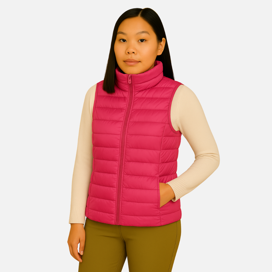 Women’s Lightweight Sleeveless Vest - Casual Bodywarmer