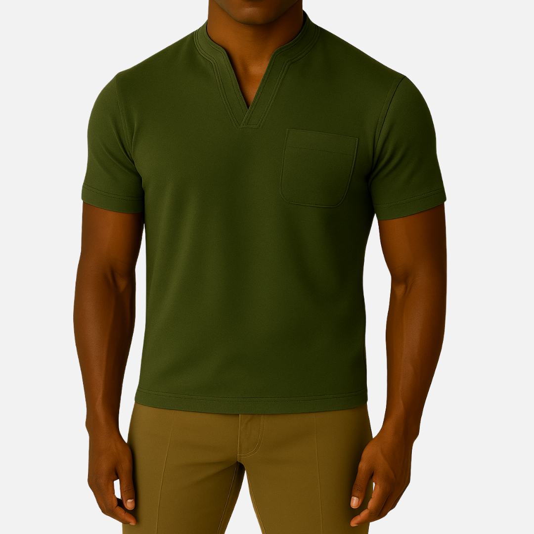 Men's Elegant & Casual Polo Shirt - Short Sleeve Polo