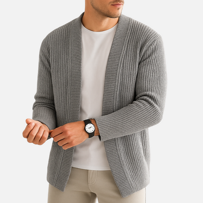 Men’s Classic Cashmere Knit Cardigan – Luxury Soft & Warm Zip Sweater
