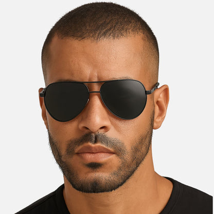 Men’s Polarized Sunglasses - Lightweight Pilot Sunglasses