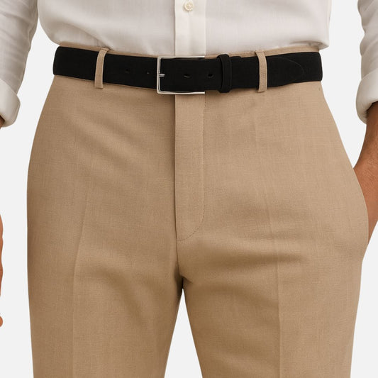 Men’s Suede Belt - Premium Smart Dress Belt