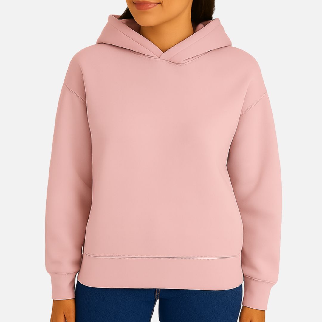Women's Hoodie - Comfortable Hooded Pullover