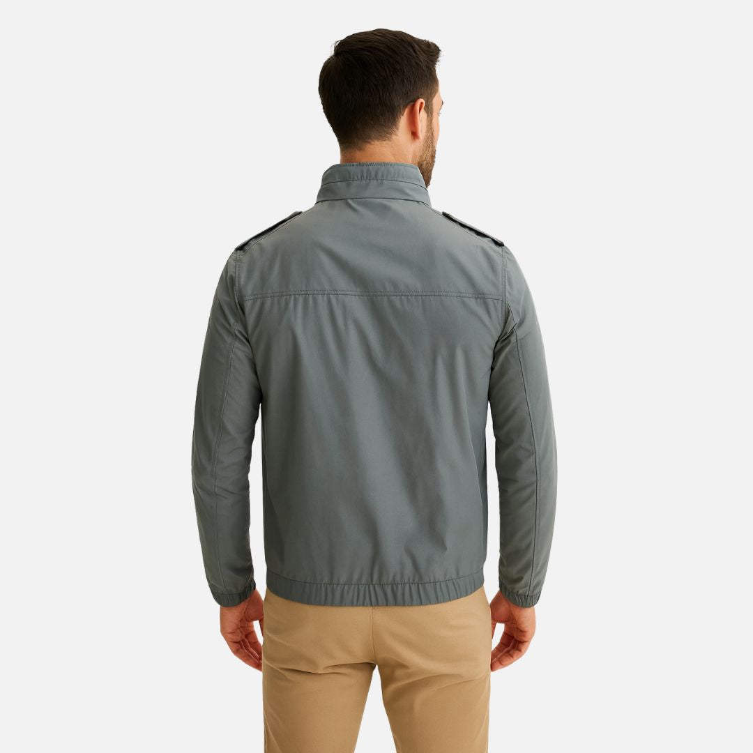 Men's Summer Jacket - Breathable Coat with Collar