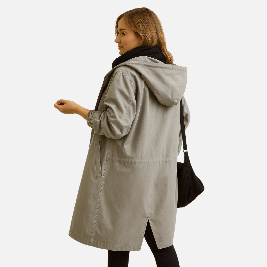 Women’s Waterproof Trench Coat - Long Jacket