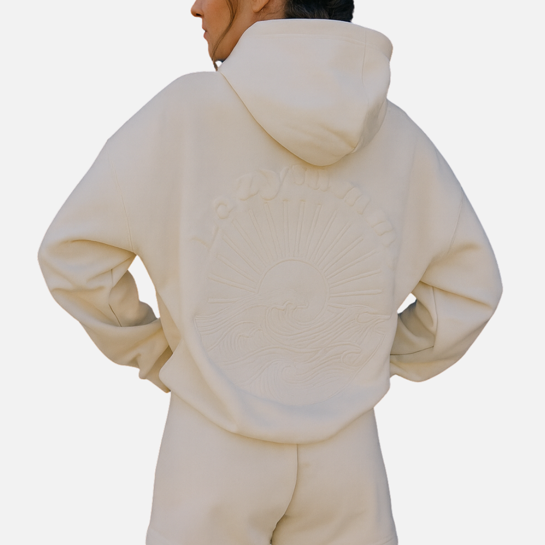 Women’s Oversized Cotton Hoodie – Casual Graphic Hoodie