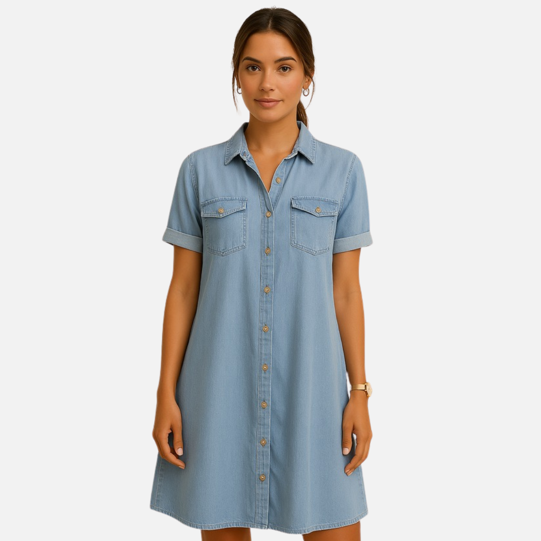 Women's Midi  Denim Dress