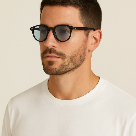 Men's Elegant Tinted Sunglasses - Smart Blue Light Glasses
